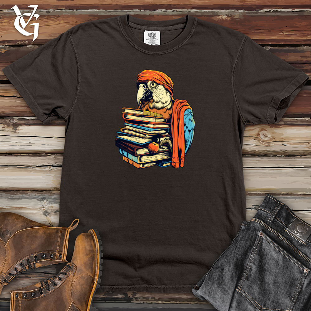 Viking Goods Parrot Scholarly Pursuits Heavy Cotton Comfort Colors Tee Pepper / L