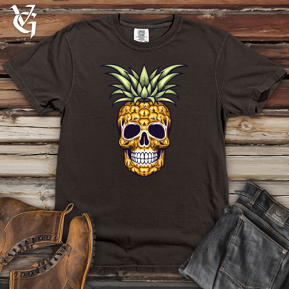 Viking Goods Pineapple Skull Heavy Cotton Comfort Colors Tee Pepper / L