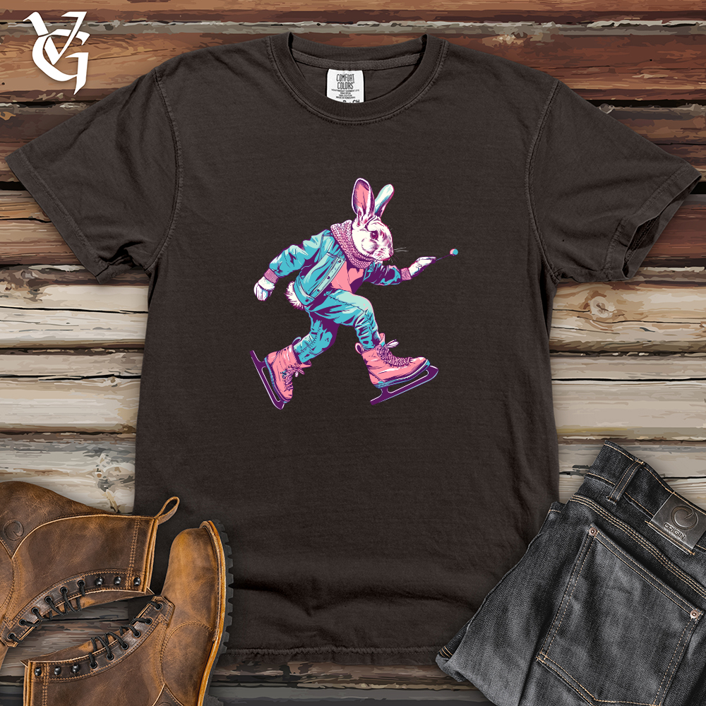 Viking Goods Rabbit Ice Skating Heavy Cotton Comfort Colors Tee Pepper / L