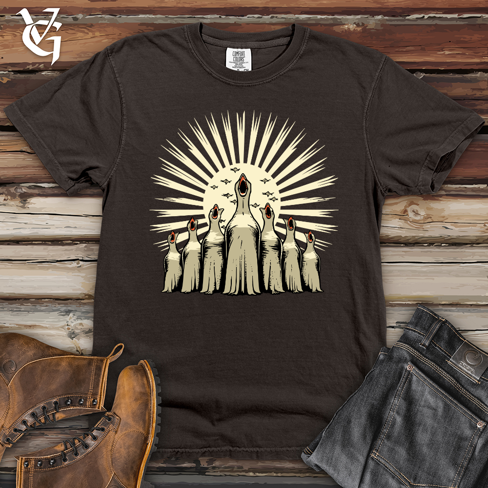 Viking Goods Retro Gospel Flight Heavy Cotton Comfort Colors Tee Pepper / L