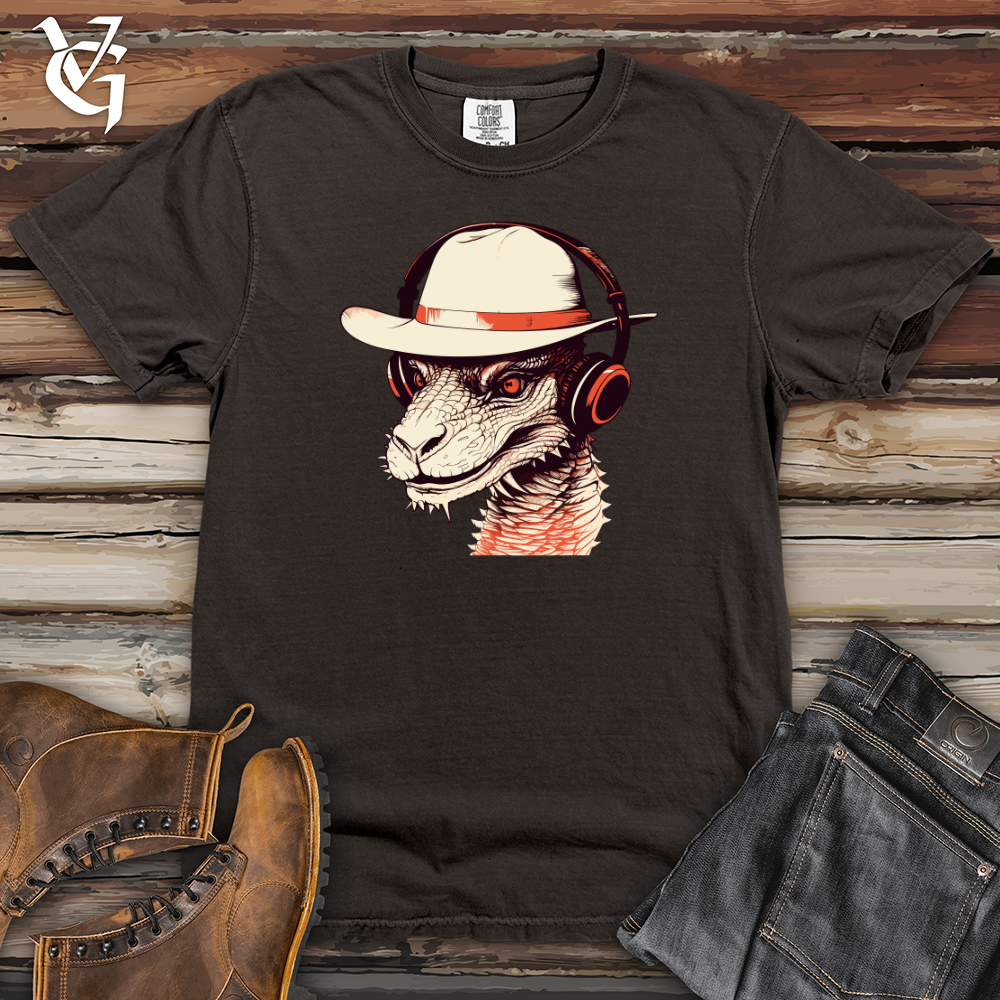 Viking Goods Retro Groove Wyvern Heavy Cotton Comfort Colors Tee Pepper / L