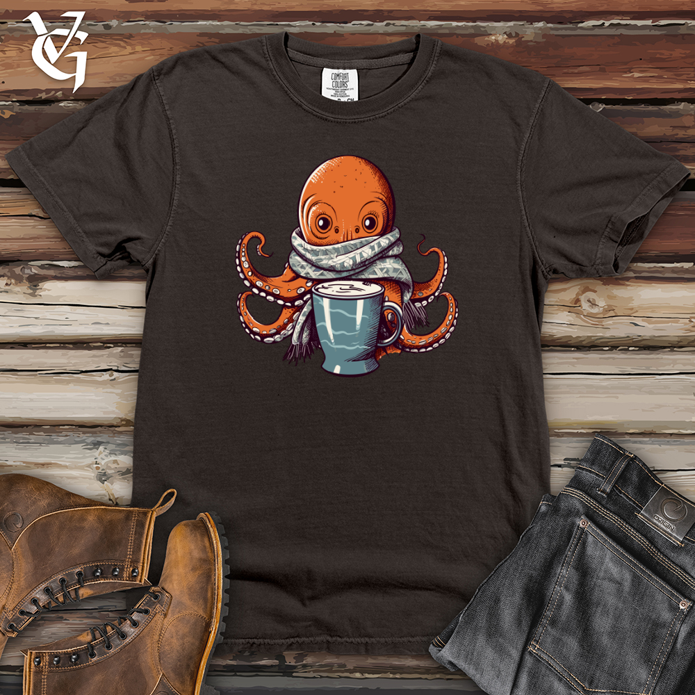 Viking Goods Retro OctoCafé Heavy Cotton Comfort Colors Tee Pepper / L