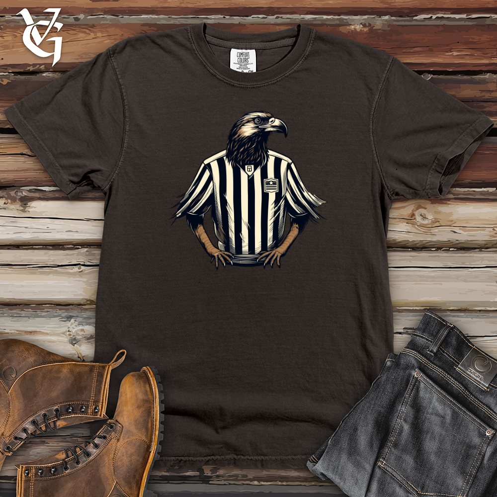 Viking Goods Retro Referee Raven 01 Heavy Cotton Comfort Colors Tee Pepper / L