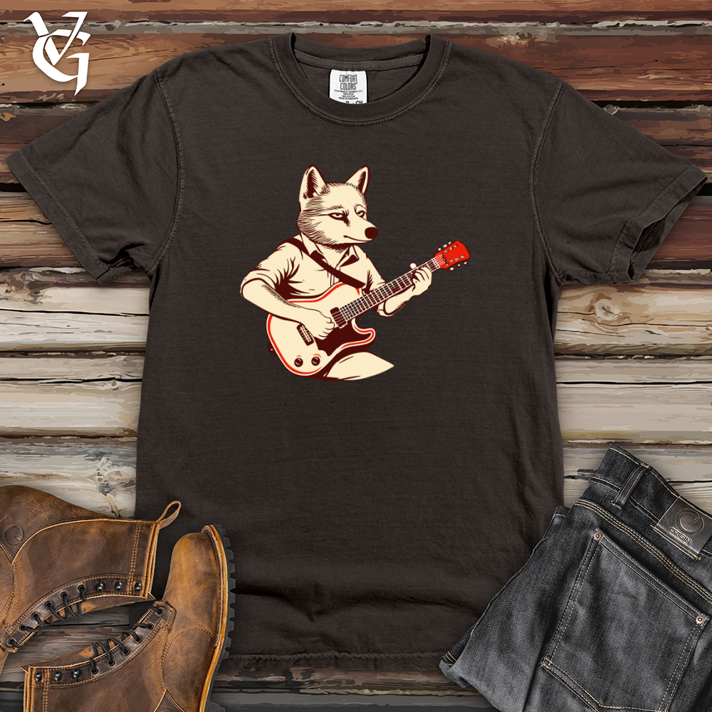 Viking Goods Retro Rhythm Wolf Heavy Cotton Comfort Colors Tee Pepper / L