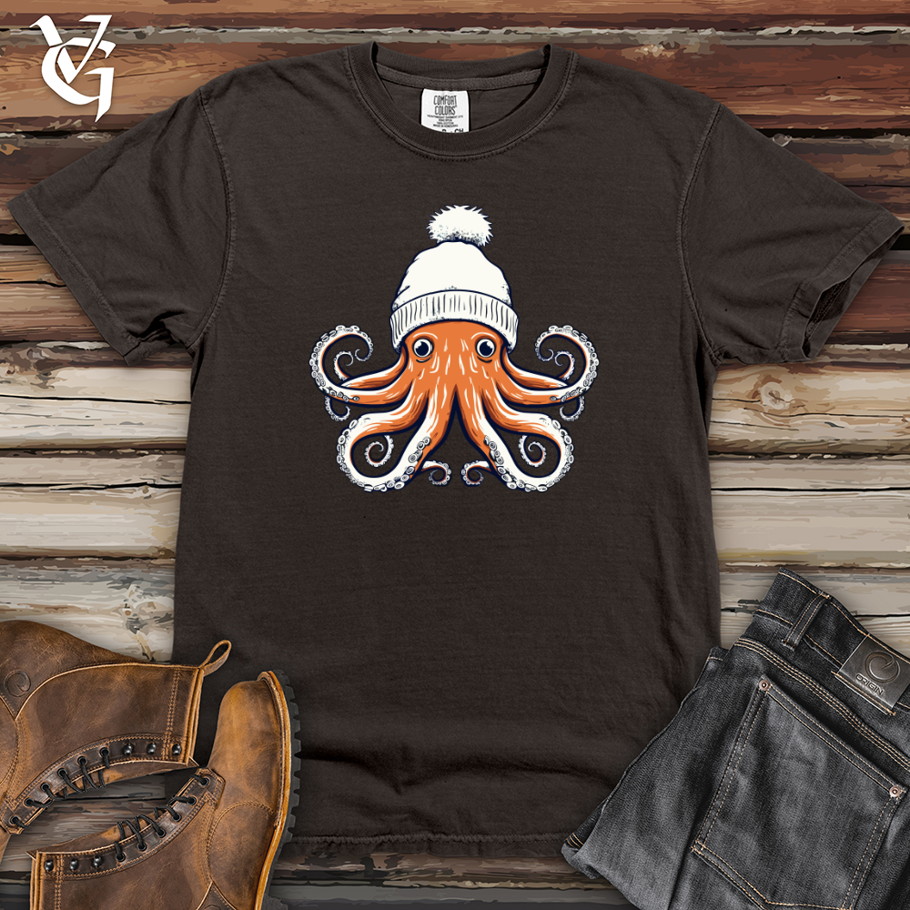 Viking Goods Retro SnowCap Octo Heavy Cotton Comfort Colors Tee Pepper / L