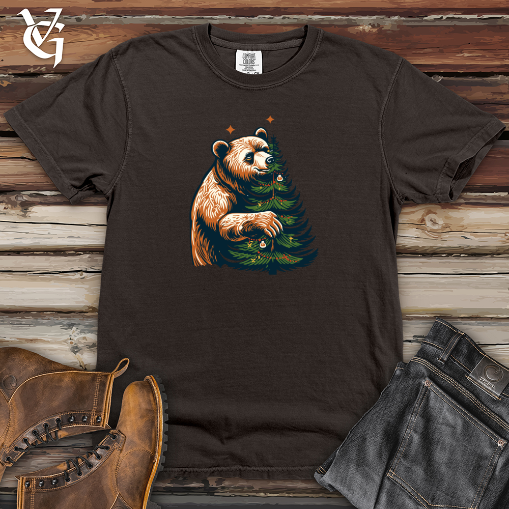 Viking Goods Retro Tree Trimming Bear Heavy Cotton Comfort Colors Tee Pepper / L