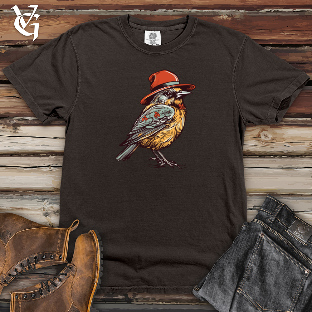 Viking Goods Robin Western Whistle Cowboy Cap Heavy Cotton Comfort Colors Tee Pepper / L