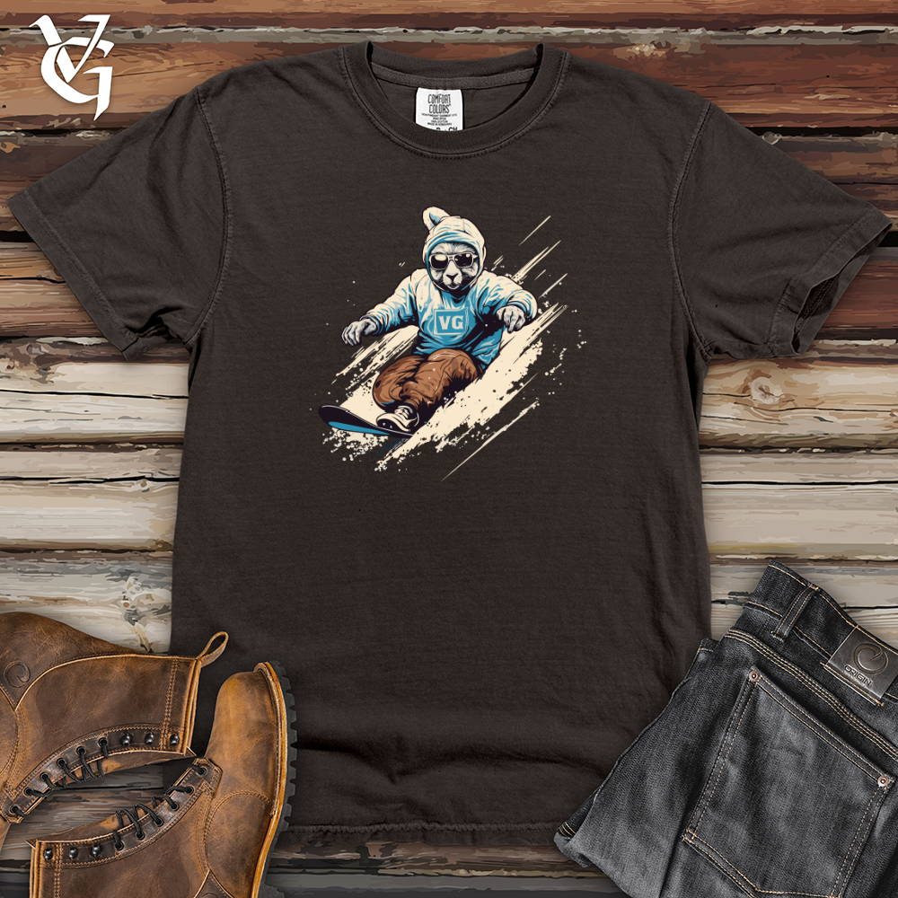 Viking Goods Sloth Snowboard Rush Heavy Cotton Comfort Colors Tee Pepper / L