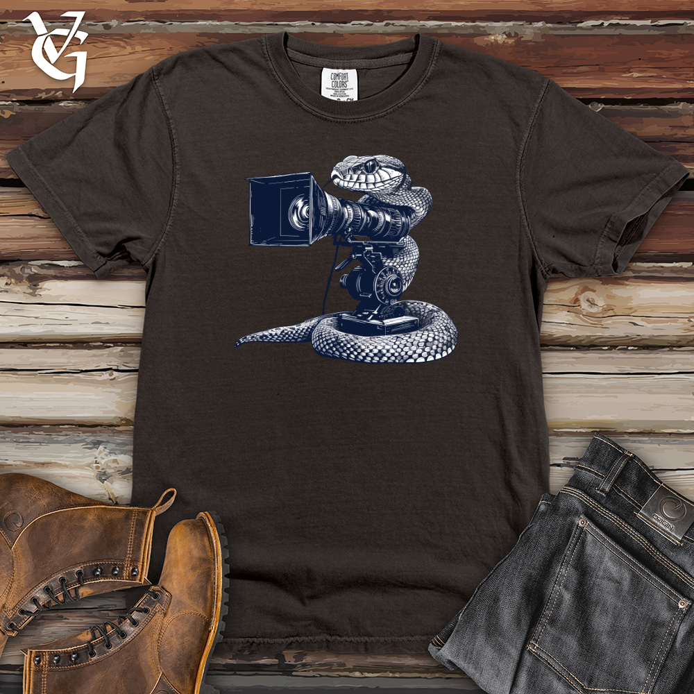 Viking Goods Snake Cinematic Shoot Heavy Cotton Comfort Colors Tee Pepper / L