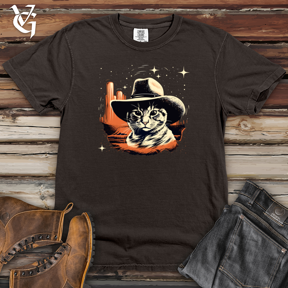 Viking Goods Space Cowboy Cat Adventure Heavy Cotton Comfort Colors Tee Pepper / L