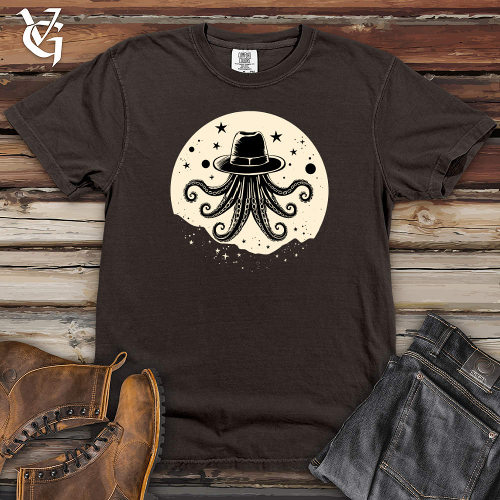 Viking Goods Space Rodeo Octopus Heavy Cotton Comfort Colors Tee Pepper / L