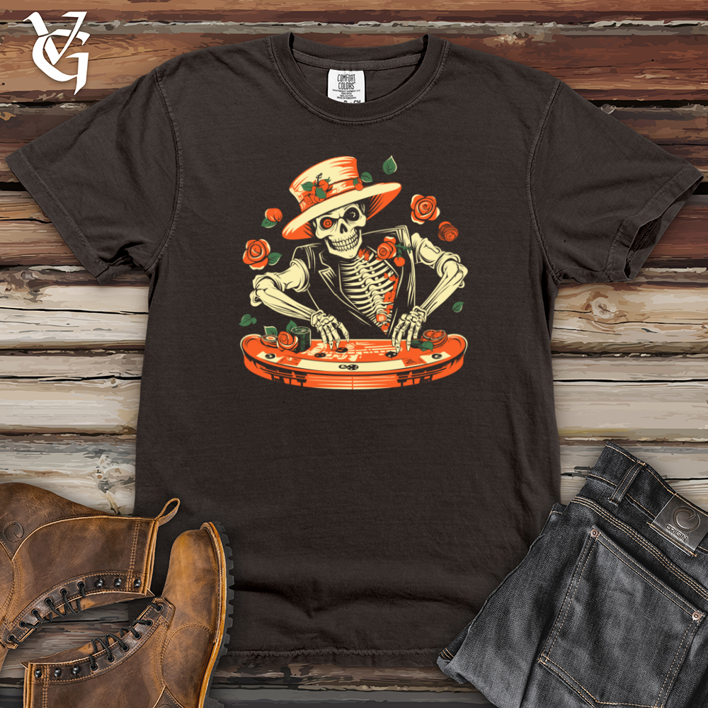 Viking Goods Spooky Peach Roulette Heavy Cotton Comfort Colors Tee Pepper / L