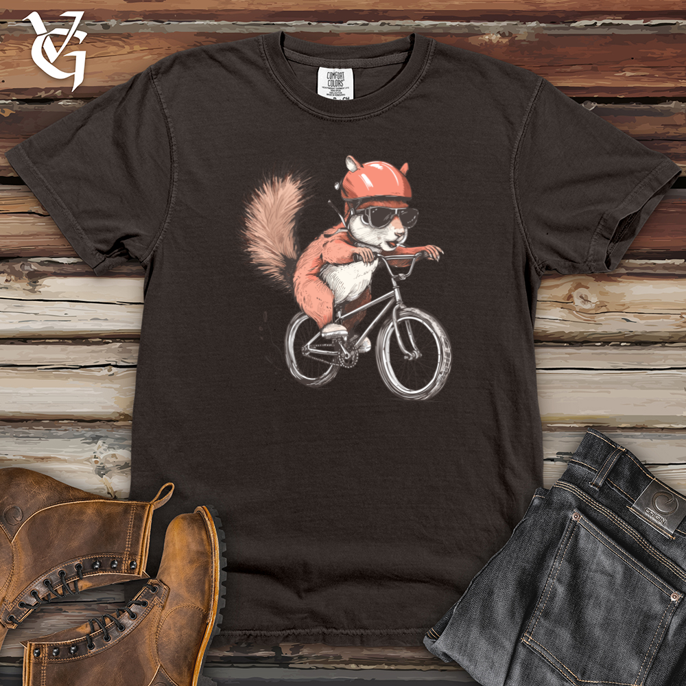 Viking Goods Squirrel Cycling Adventure Heavy Cotton Comfort Colors Tee Pepper / L