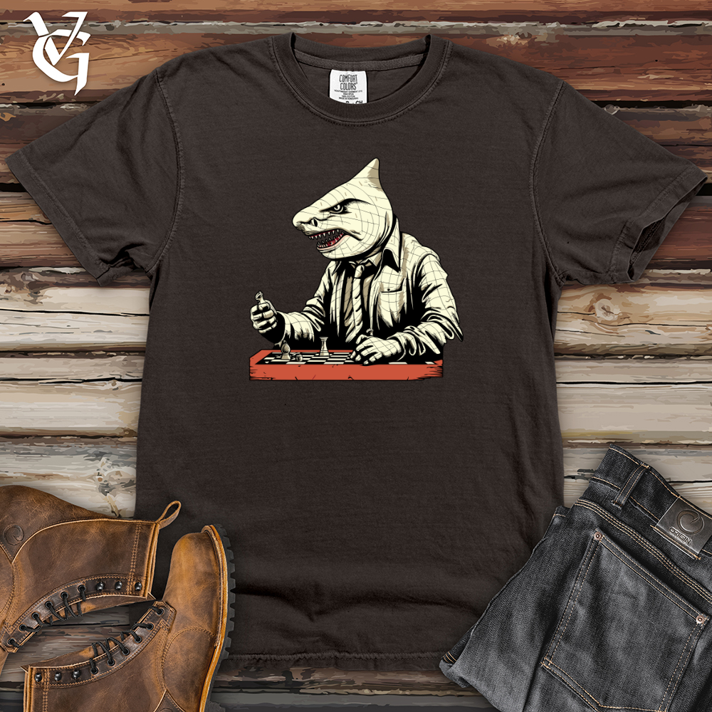 Viking Goods Strategic Shark Moves Heavy Cotton Comfort Colors Tee Pepper / L