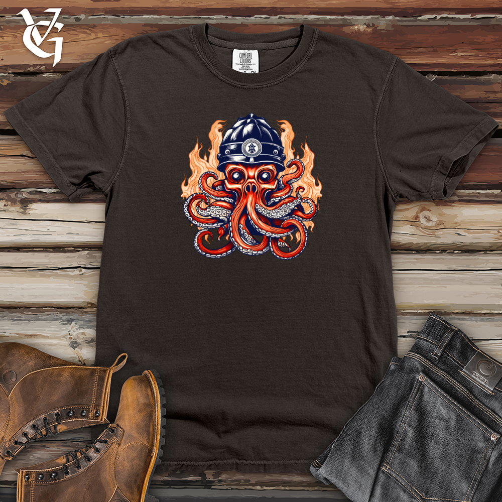 Viking Goods Tentacled Heroic Rescuer Heavy Cotton Comfort Colors Tee Pepper / L