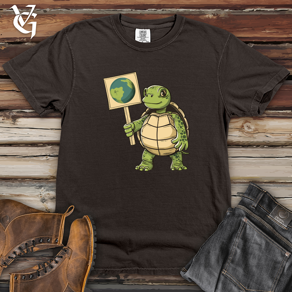 Viking Goods Turtle Earth Advocate Heavy Cotton Comfort Colors Tee Pepper / L