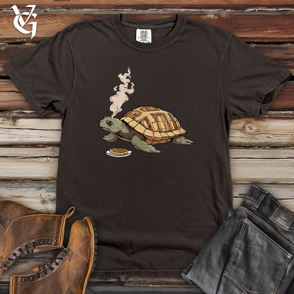 Viking Goods Turtle Waffle Breakfast Heavy Cotton Comfort Colors Tee Pepper / L