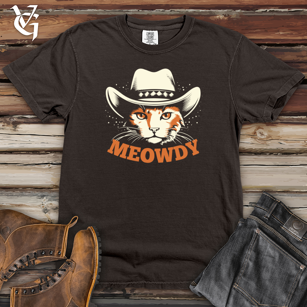 Viking Goods Vintage Cowboy Cat Heavy Cotton Comfort Colors Tee Pepper / L
