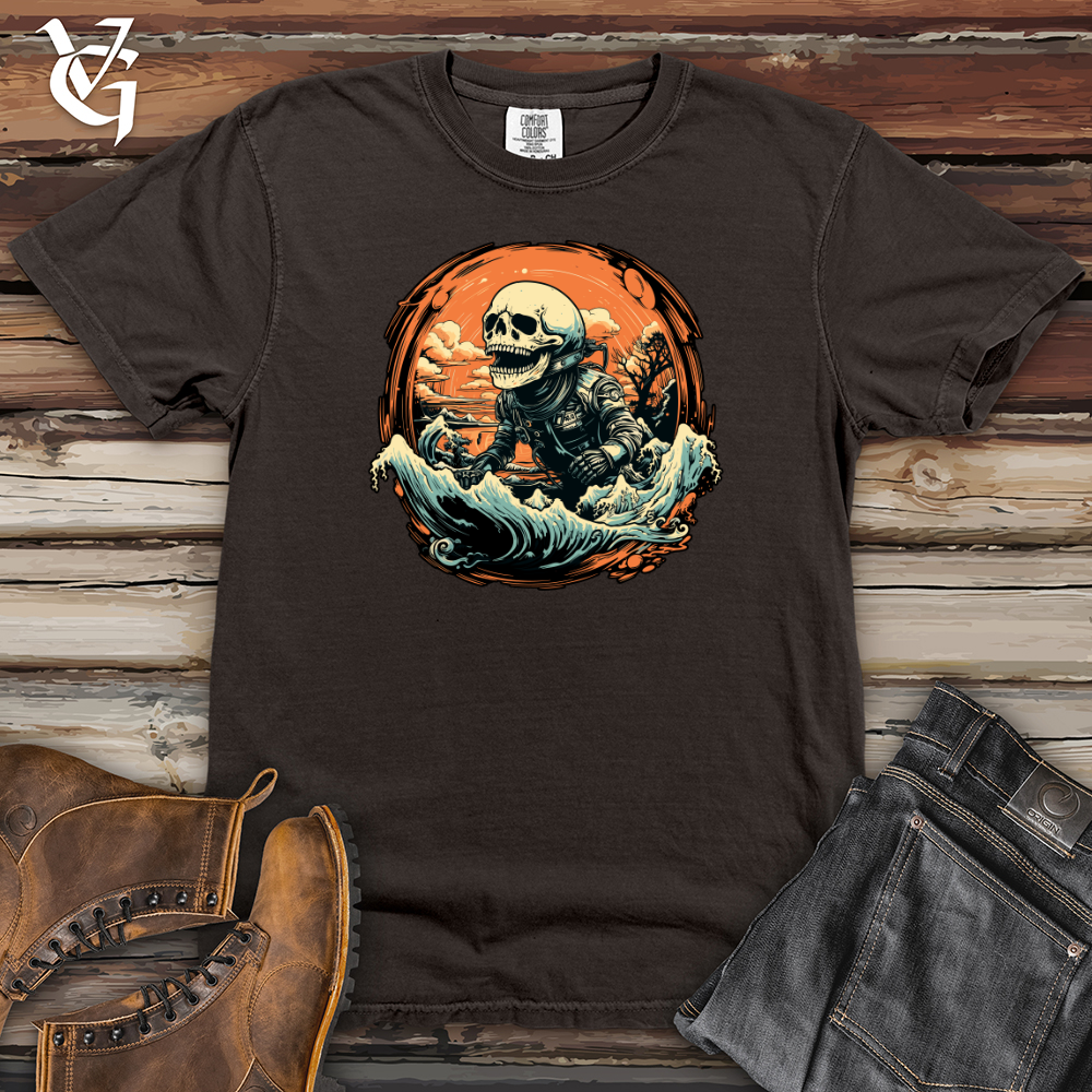 Viking Goods Whale Scaping Expedition Heavy Cotton Comfort Colors Tee Pepper / L