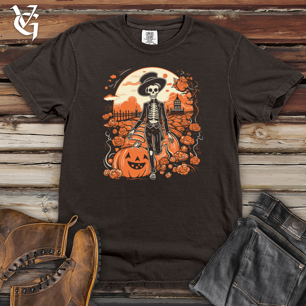 Viking Goods Whimsical Peach Haunting Heavy Cotton Comfort Colors Tee Pepper / L