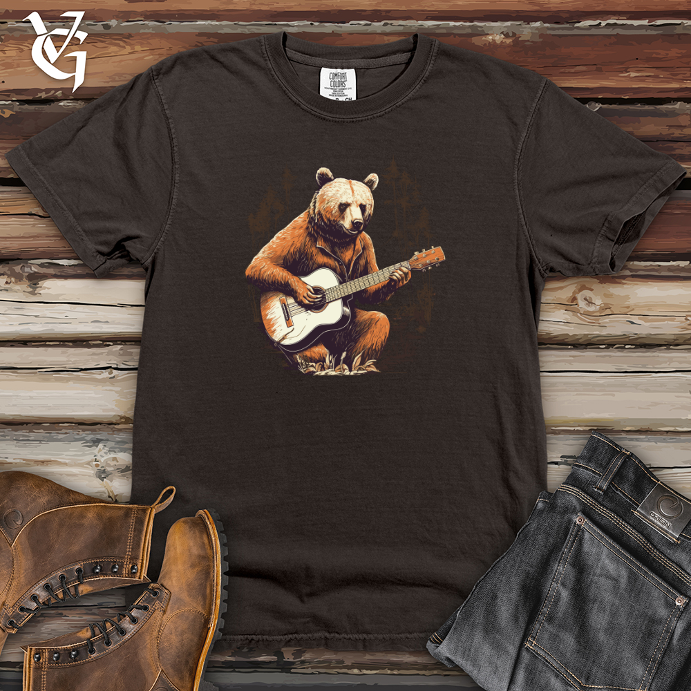 Viking Goods Wild Melodies Guitar Bear Heavy Cotton Comfort Colors Tee Pepper / L