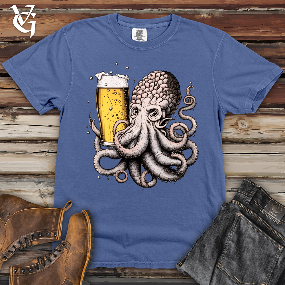 Viking Goods Hoptopus Heavy Cotton Comfort Colors Tee Periwinkle / L