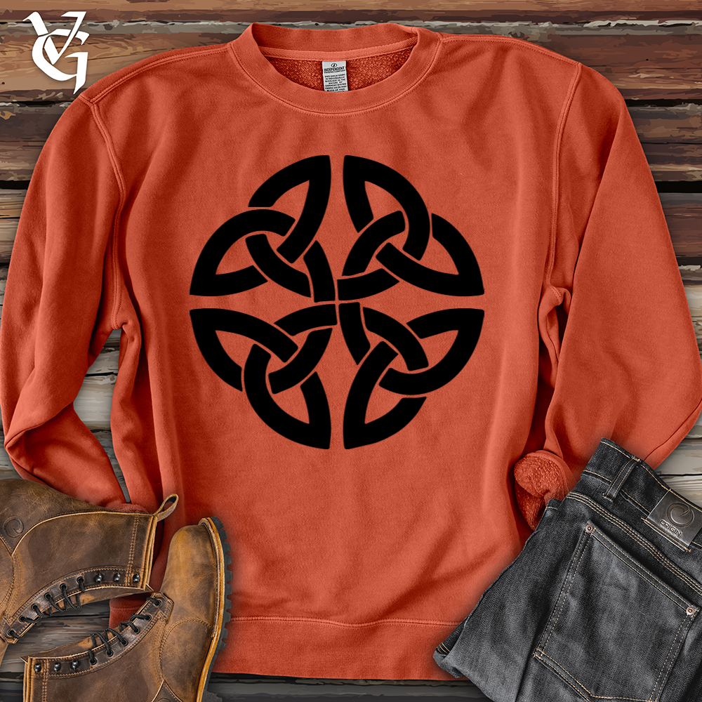 Viking Goods The Celtic Path of Life Pigment-Dyed Crewneck Pigment Amber / L