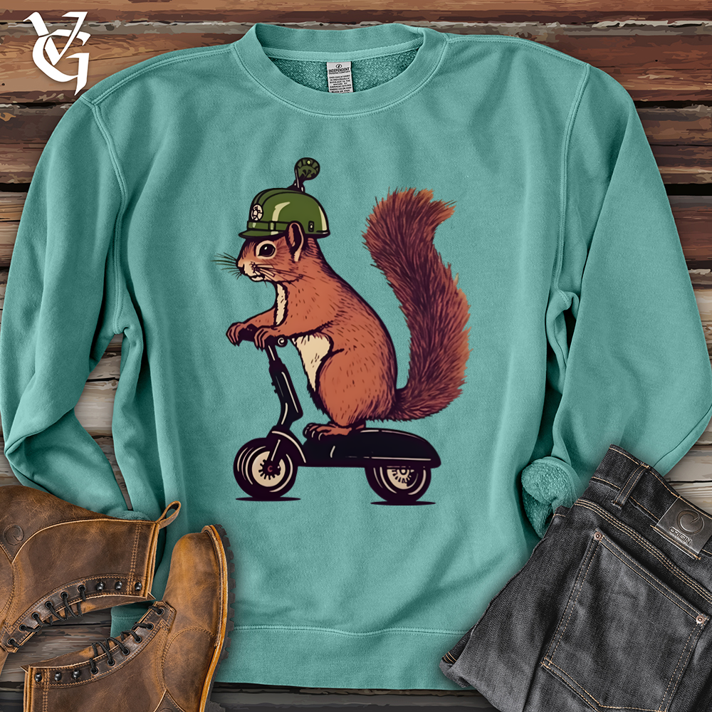 Viking Goods Squirrel Scoot Pigment-Dyed Crewneck Pigment Mint / L