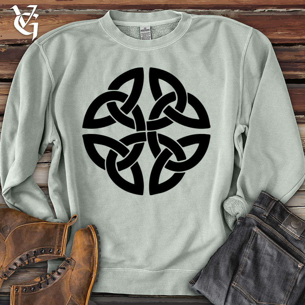 Viking Goods The Celtic Path of Life Pigment-Dyed Crewneck Pigment Sage / L