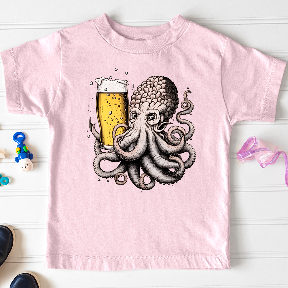 Viking Goods Hoptopus Toddler Tee Pink / 2T