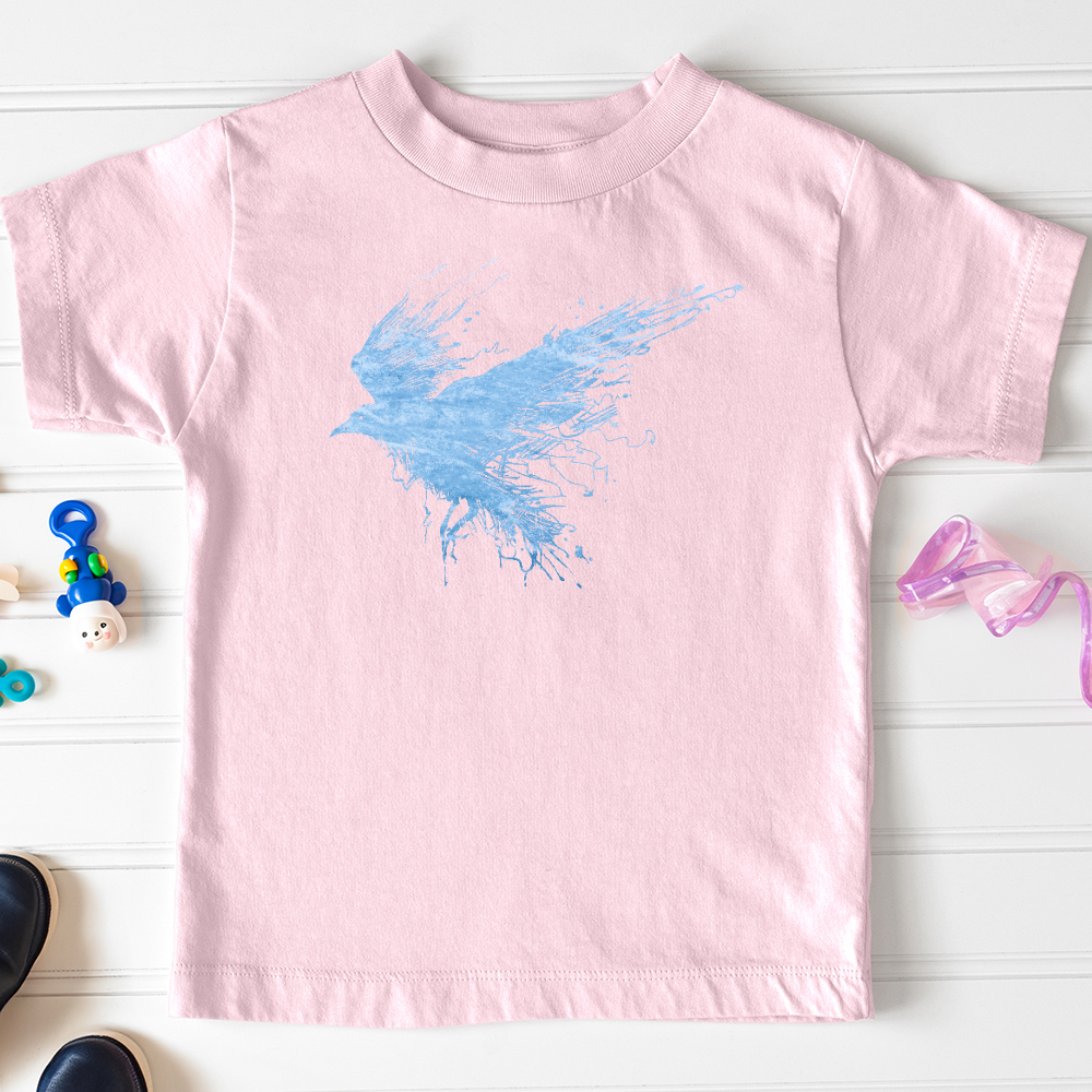 Viking Goods Smokey Winter Raven Toddler Tee Pink / 2T