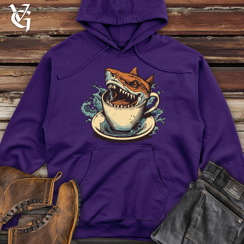 Viking Goods Barracuda Coffee Midweight Hooded Sweatshirt Purple / L
