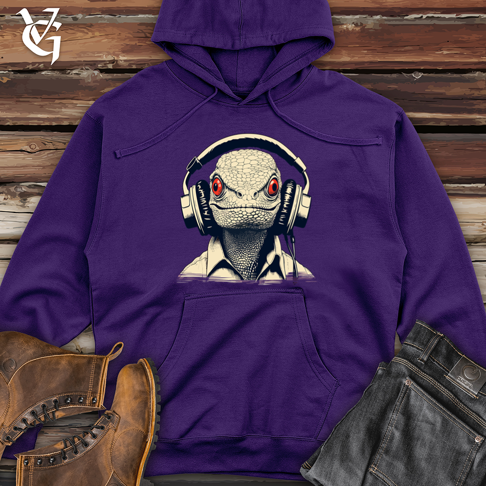 Viking Goods DJ Lizard Midweight Hooded Sweatshirt Purple / L