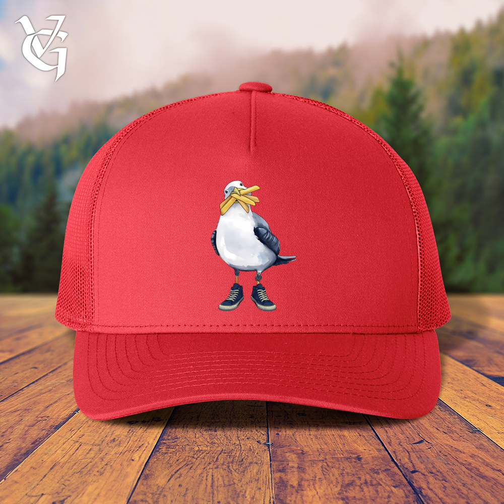 Viking Goods Boardwalk Seagull Trucker Cap Red