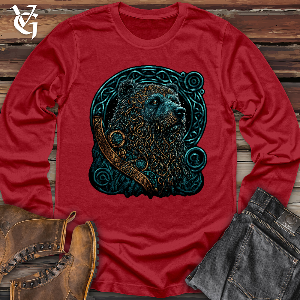 Viking Goods Bear of Wisdom Long Sleeve Red / L