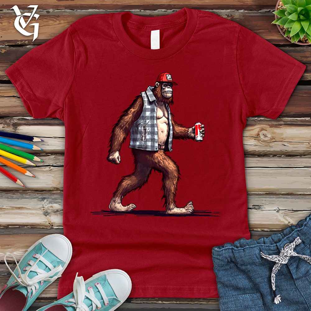 Viking Goods Big Foot Stroll Youth Tee Red / L