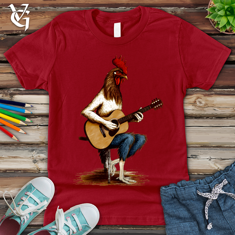 Viking Goods Chicken Guitarist Youth Tee Red / L