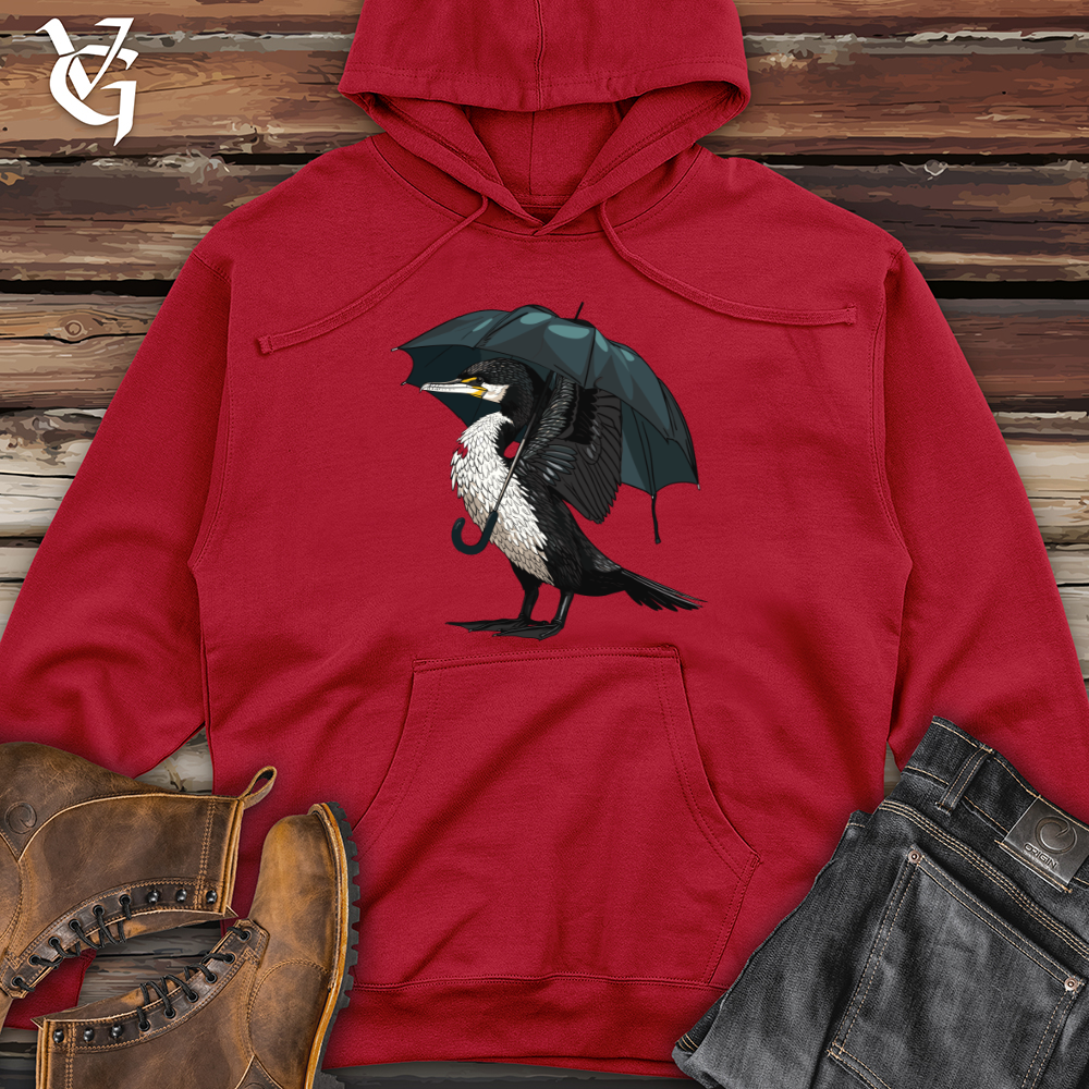 Viking Goods Cormorant Rainy Day Midweight Hooded Sweatshirt Red / L