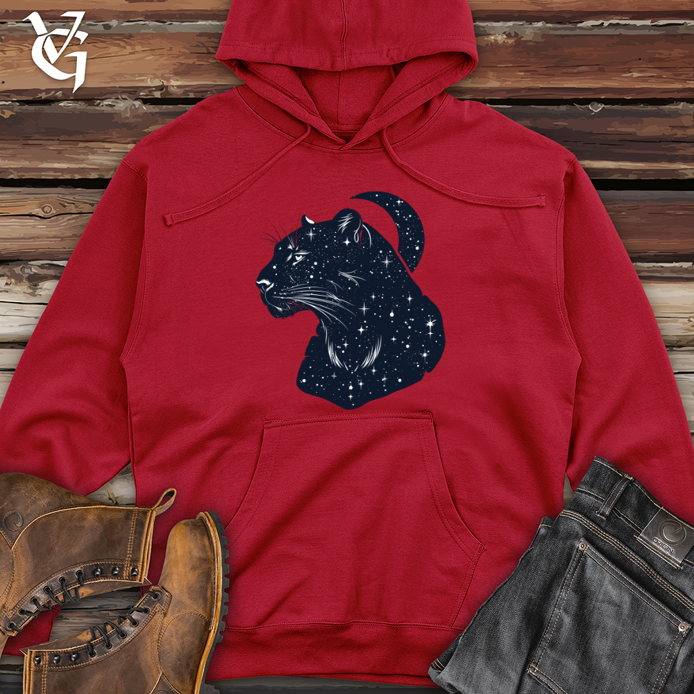 Viking Goods Cosmic Panther Essence Midweight Hooded Sweatshirt Red / L