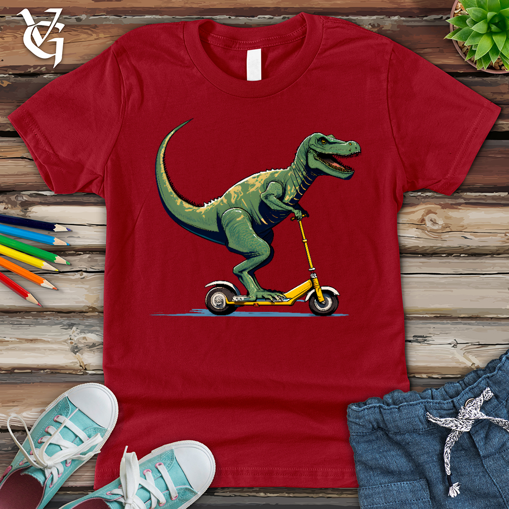 Viking Goods Dino Scoot Youth Tee Red / L