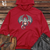 Viking Goods Dragon Heart Embrace Midweight Hooded Sweatshirt Red / L