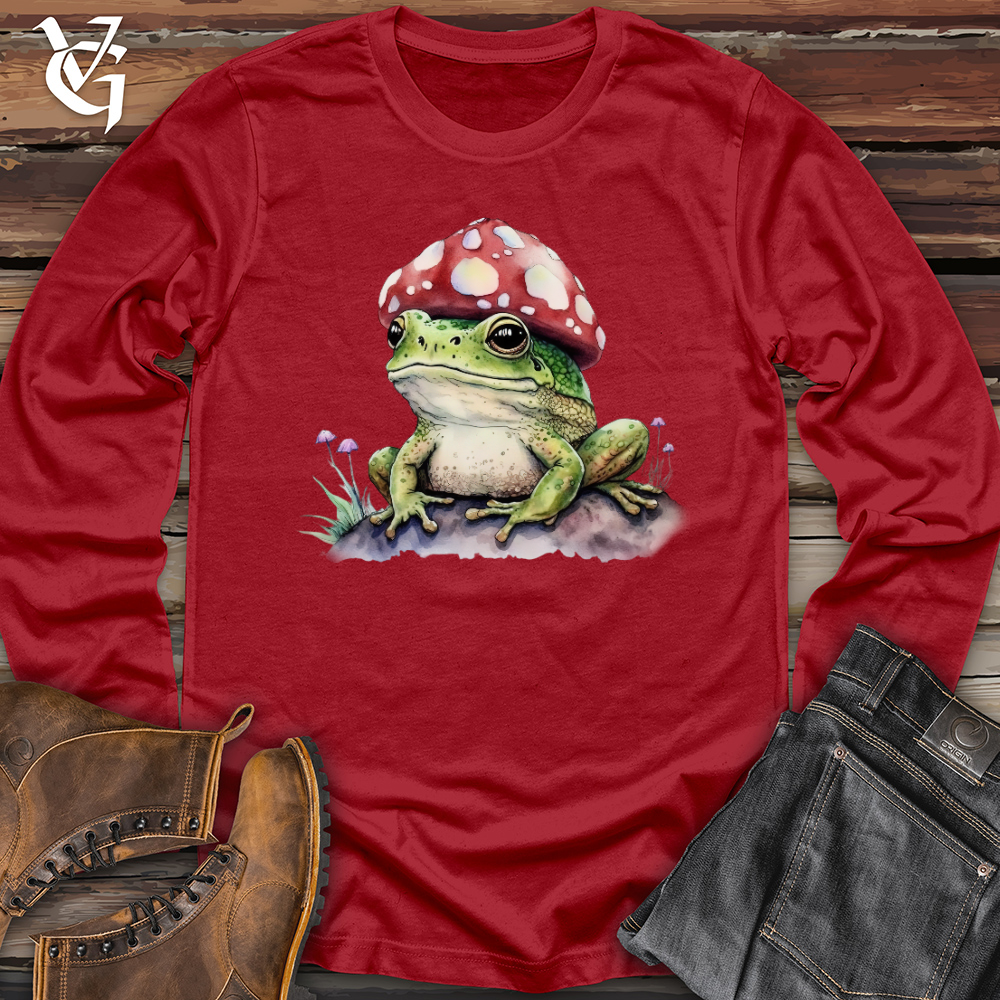 Viking Goods Frog Mushroom Head Long Sleeve Red / L