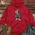 Viking Goods Mongoose Sneaker Strut Midweight Hooded Sweatshirt Maroon / L