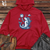 Viking Goods Narwhal Ocean Explorer Midweight Hooded Sweatshirt Red / L