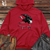 Viking Goods Ostrich Hurdle Sprint Midweight Hooded Sweatshirt Red / L