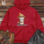 Viking Goods Otter Angler Joy Midweight Hooded Sweatshirt Red / L