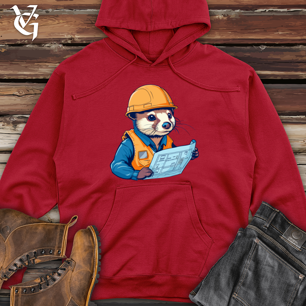 Viking Goods Otter Foreman Expert Midweight Hooded Sweatshirt Red / L