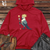 Viking Goods Parrot Monarch Elegance Midweight Hooded Sweatshirt Red / L