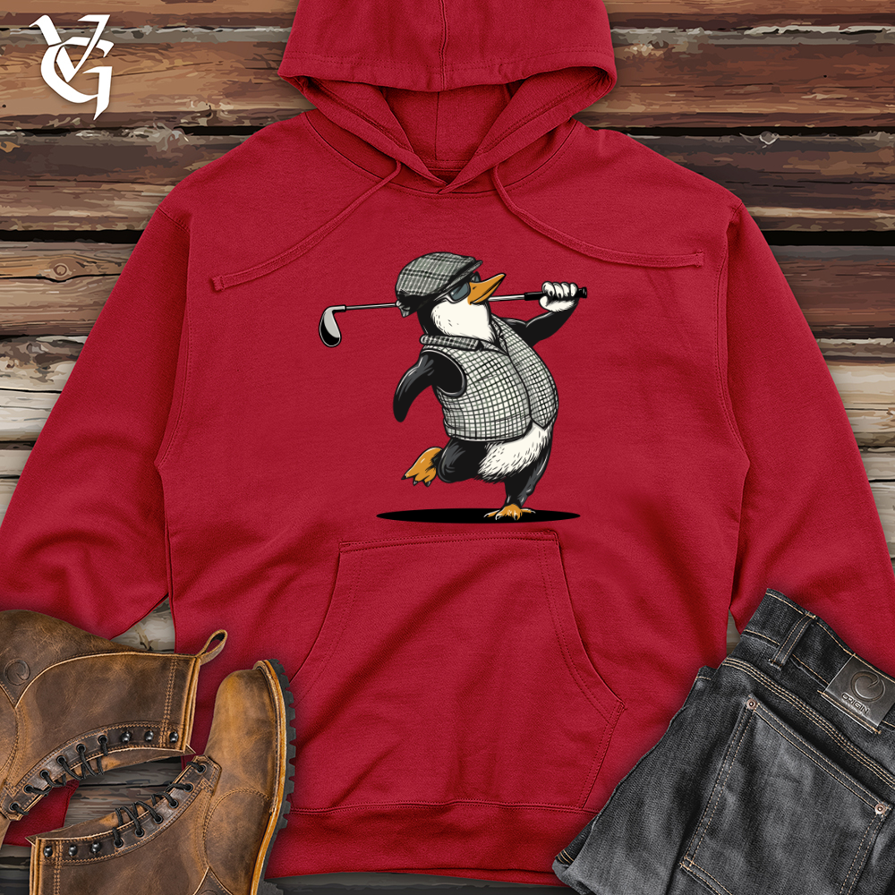 Viking Goods Penguin Golf Pro Midweight Hooded Sweatshirt Red / L