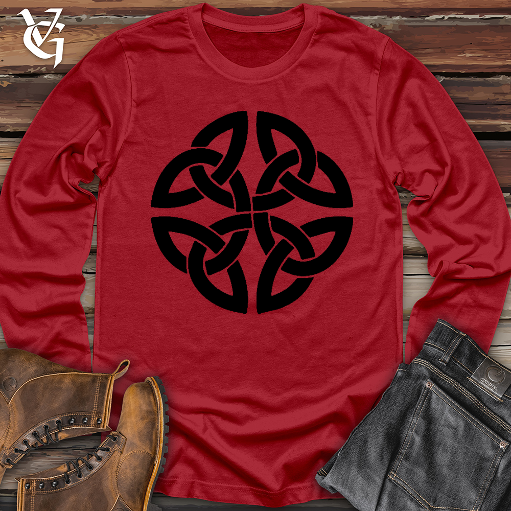 Viking Goods The Celtic Path of Life Long Sleeve Red / L